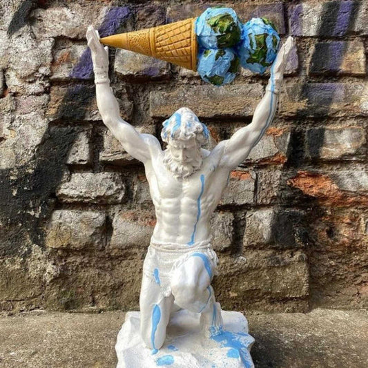 Atlas & Ice Cream Sculpture