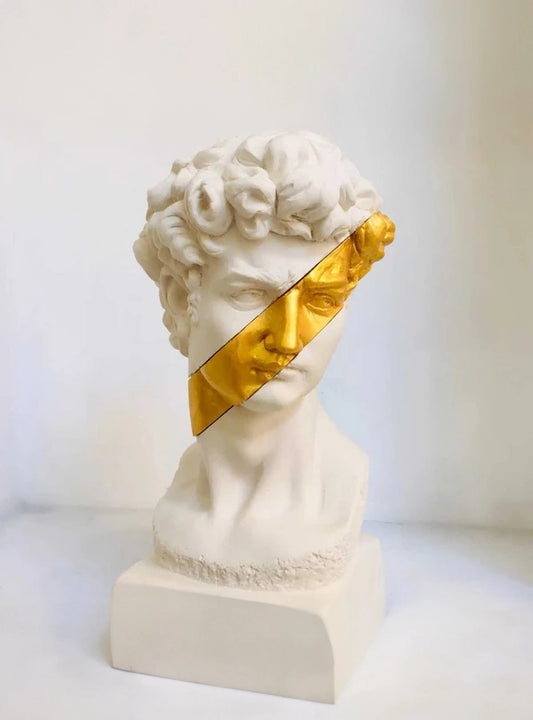 Golden David Design Sculpture