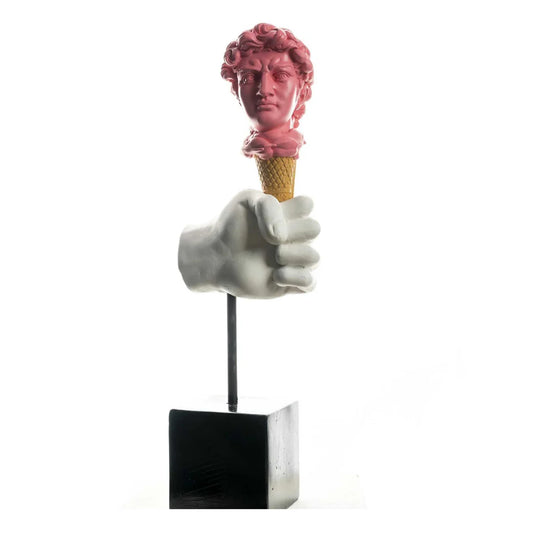 David on the Ice Cream Sculpture