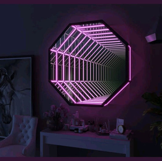 Infinity Mirror LED Neon Sign Light Neon