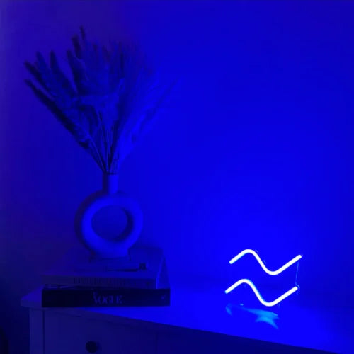 Aquarius Desktop LED Neon Sign Light Neon