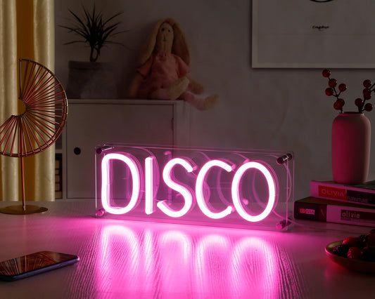 Disco Desktop LED Neon Sign Light Neon