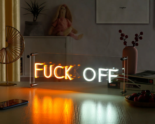 F*ck Off Desktop LED Neon Sign Light Neon