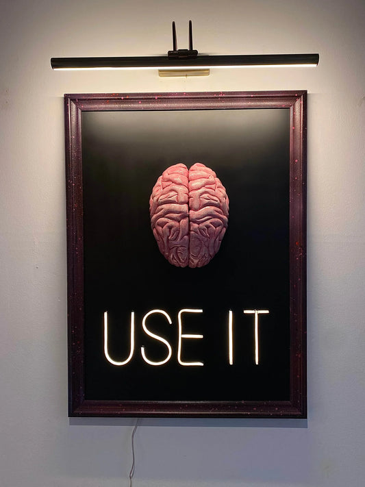 Brain Neon Led Canvas