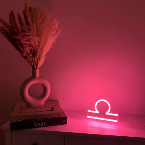 Libra Desktop LED Neon Sign Light Neon