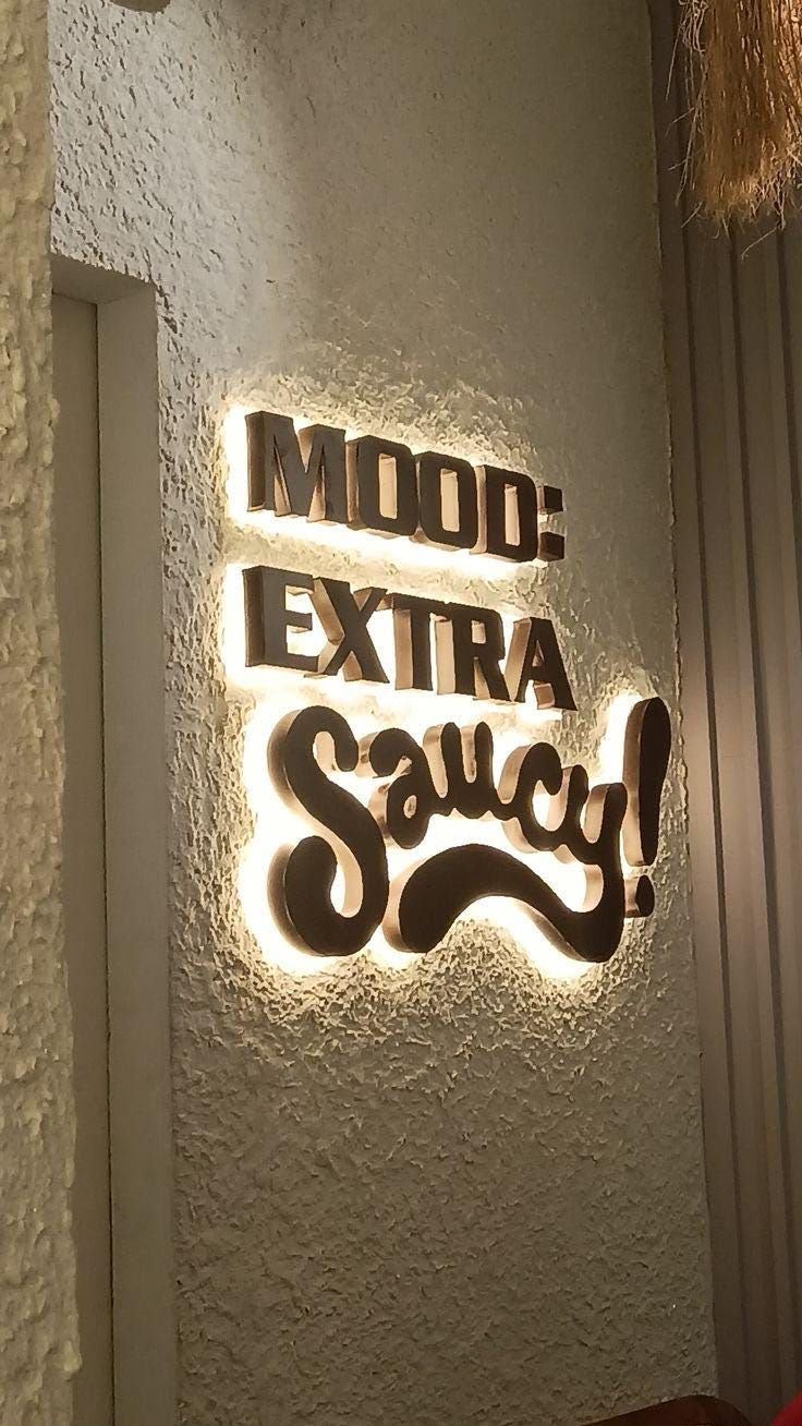 Business neon sign