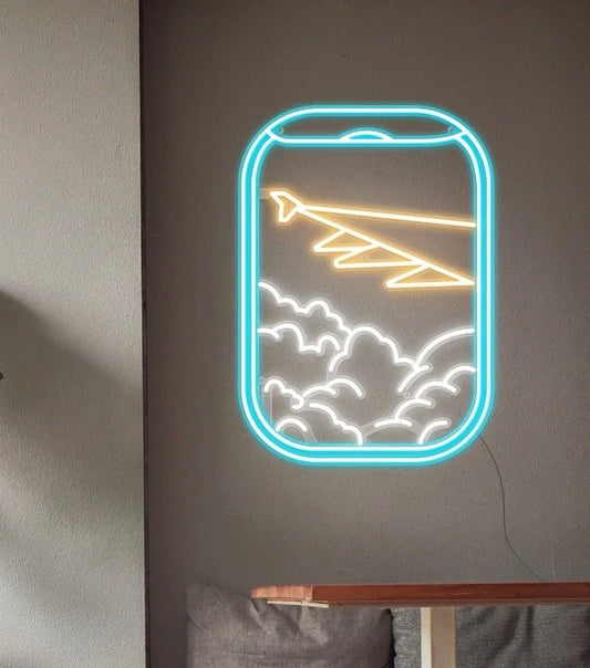 Aircraft Landscape LED Neon Sign Light Neon