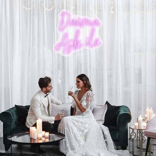 Always with Love Wedding Decoration LED Neon Sign Light Neon