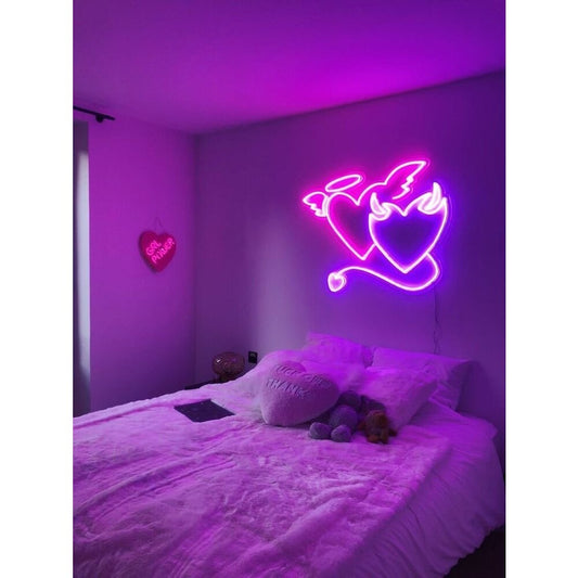 Angel & Devil LED Neon Sign Light Neon