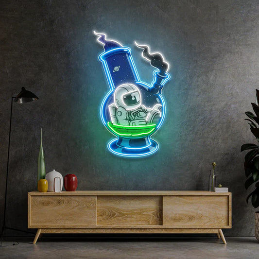 Astronaut Bong Neon Art LED Neon Sign Light Neon