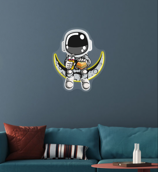Baklava Astronaut LED Neon Sign Light Neon