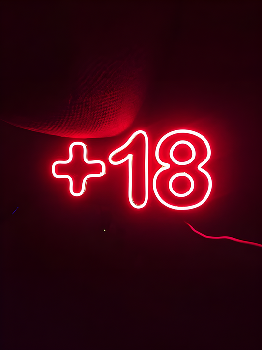 +18 LED Neon Sign Light Neon