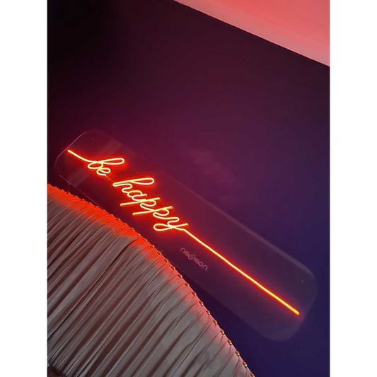 Be Happy LED Neon Sign Light Neon
