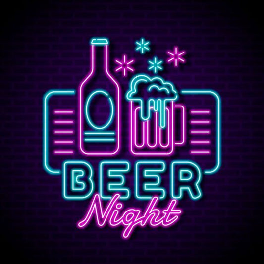 Beer Night LED Neon Sign Light Neon