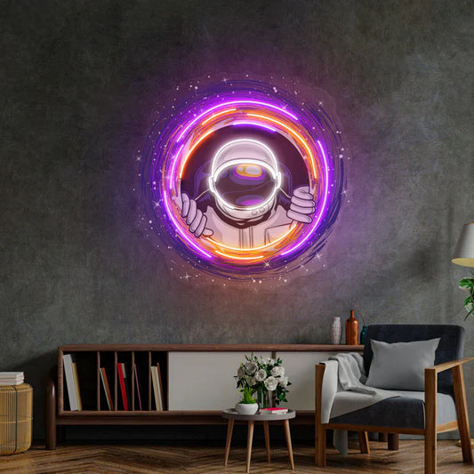 Blackhole Astronaut Neon Art LED Neon Sign Light Neon