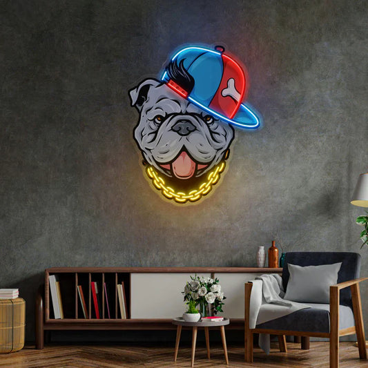 Bulldog Neon Art LED Neon Sign Light Neon