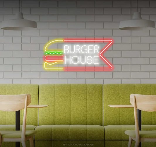 Burger House LED Neon Sign Light Neon