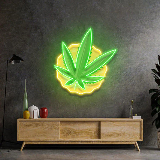 Cannabis Neon Art LED Neon Sign Light Neon
