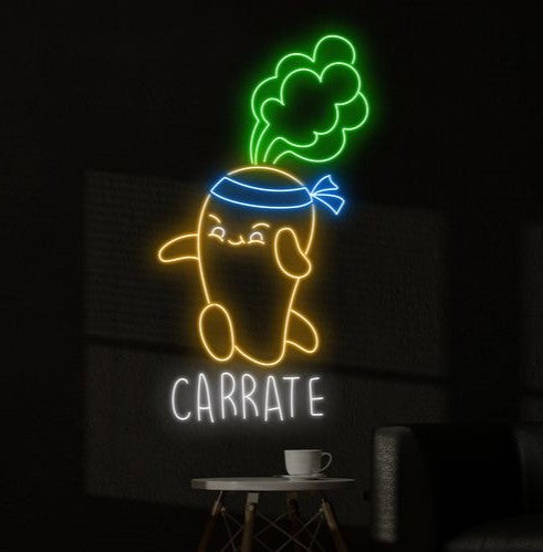 Carrete Carrot LED Neon Sign Light Neon