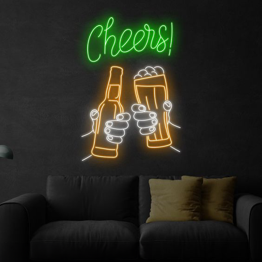Cheers! LED Neon Sign Light Neon