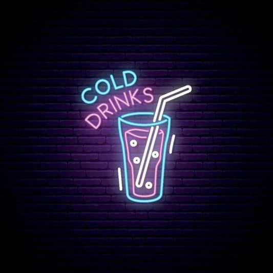 Cold Drinks LED Neon Sign Light Neon