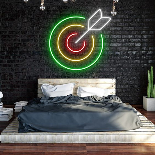 Coloured Darts LED Neon Sign Light Neon