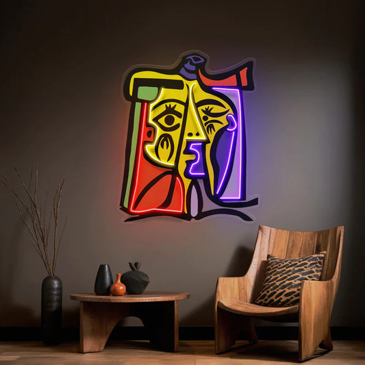Colourful Abstract Woman Neon Art LED Neon Sign Light Neon