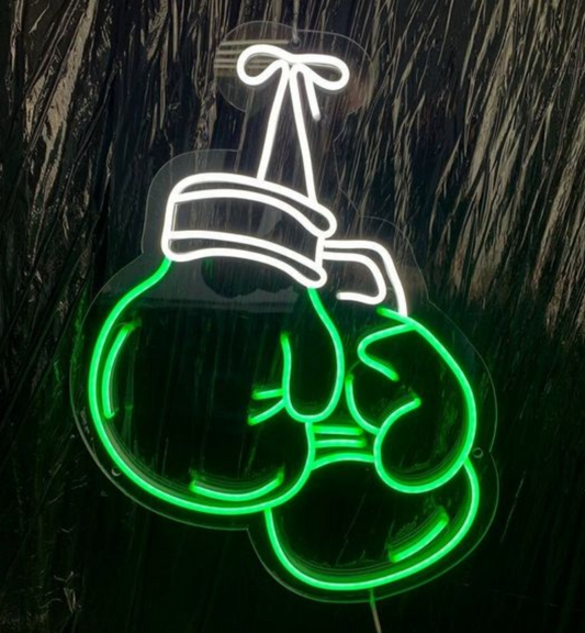 Colourful Boxing Gloves LED Neon Sign Light Neon