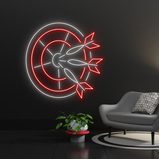 Darts LED Neon Sign Light Neon