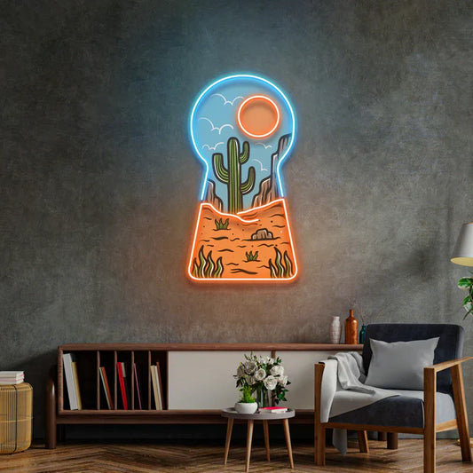 Desert Key Neon Art LED Neon Sign Light Neon