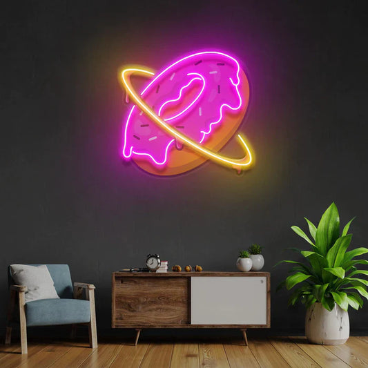Donut Planet Neon Art LED Neon Sign Light Neon