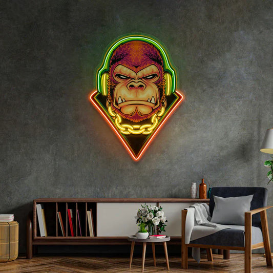 Electro GorillaNeon Art LED Neon Sign Light Neon