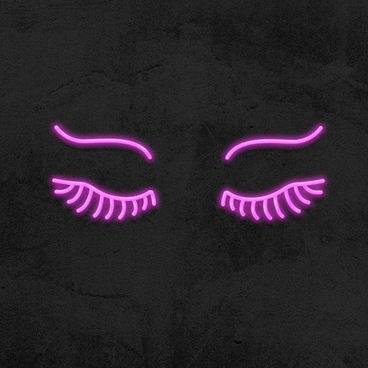 Eyebrow and Eyelash LED Neon Sign Light Neon