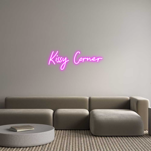 Custom Neon: Kissy Corner