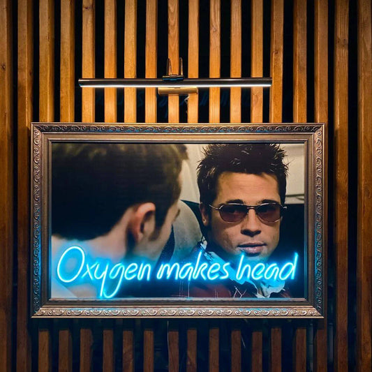 Fight Club Movie Neon Led Canvas