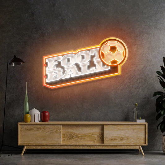 Football Neon Art LED Neon Sign Light Neon