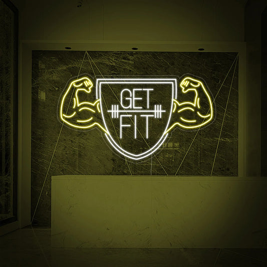 Get Fit GYM Fitness LED Neon Sign Light Neon