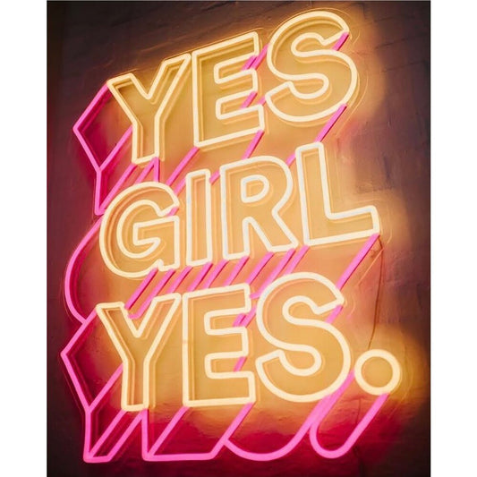 Girl Power LED Neon Sign Light Neon