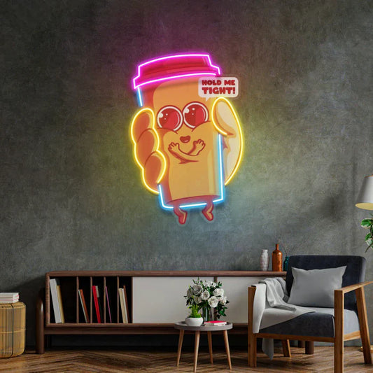 Hand Coffee Neon Art LED Neon Sign Light Neon