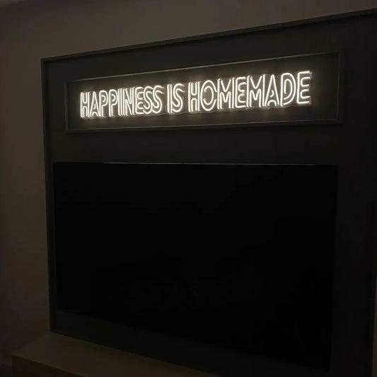 Happiness Is Homemade LED Neon Sign Light Neon