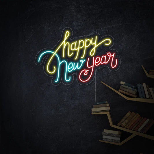 Happy new year New Year LED Neon Sign Light Neon