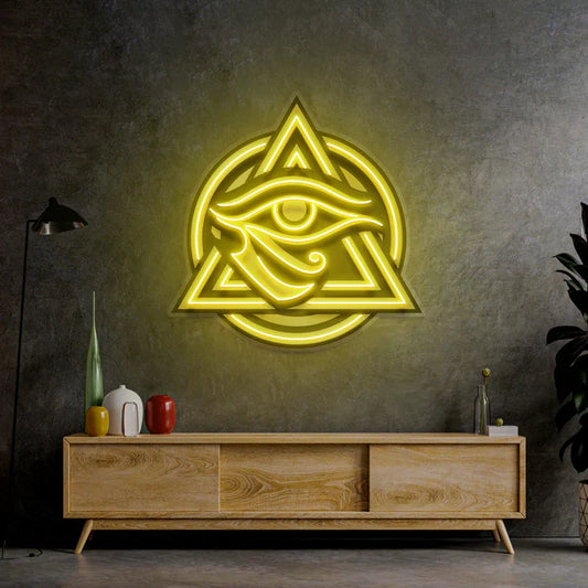 Horus Eye Neon Art LED Neon Sign Light Neon