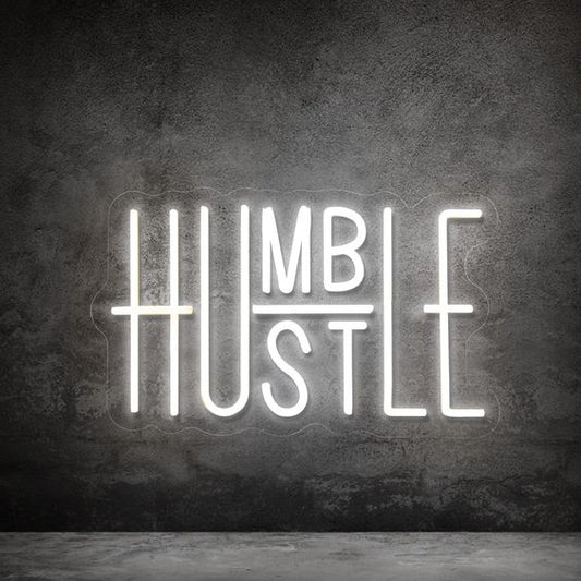 Humble Hustle LED Neon Sign Light Neon