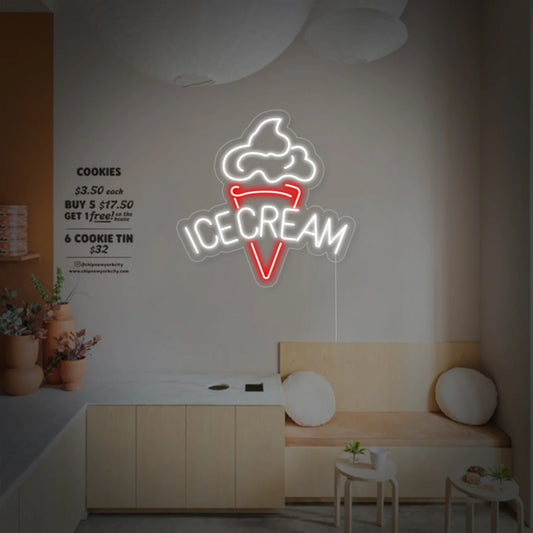 Ice Cream LED Neon Sign Light Neon
