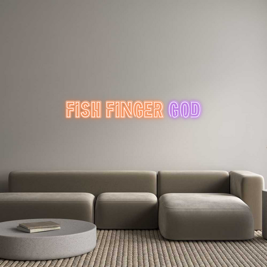 Custom Neon: Fish Finger GOD