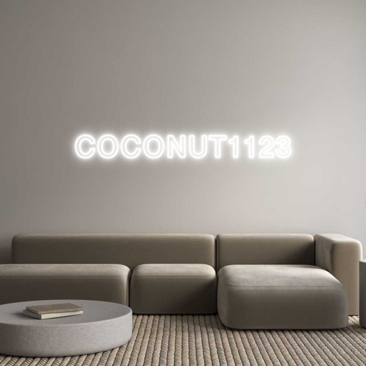 Custom Neon: COCONUT1123