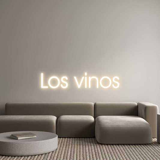 Custom Neon: Los vinos