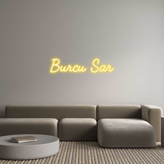 Custom Neon: Burcu Sar