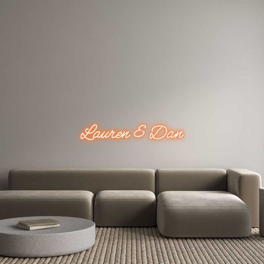 Custom Neon: Lauren & Dan