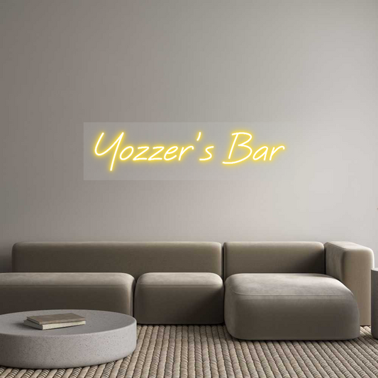 Custom Neon: Yozzer’s Bar